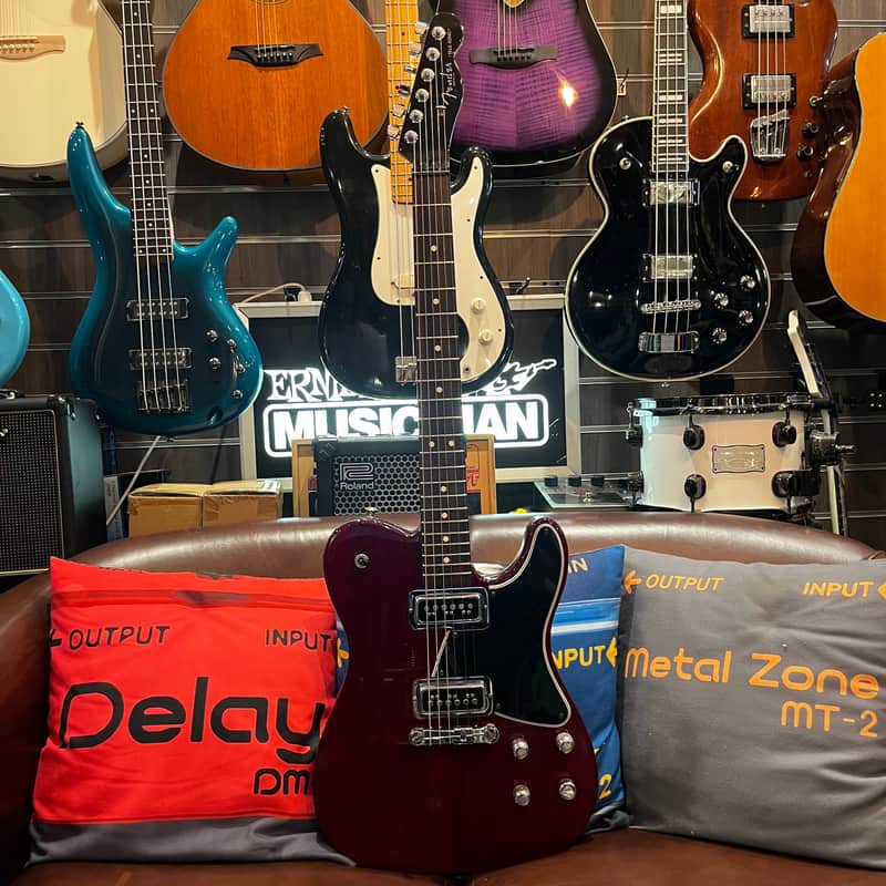Fender Tele-Sonic with Rosewood Fretboard 1998 - 2003 - Crimson Red Transparent image 1