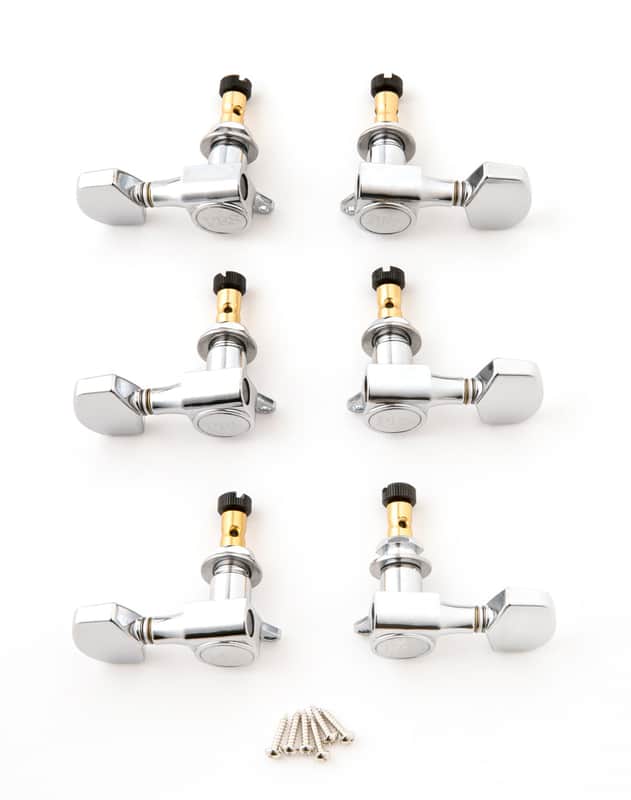 PRS SE Locking Tuners, Set of Six, Chrome image 1