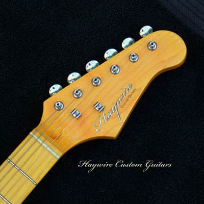 Tobacco Sunburst Custom Shop Mahogany Strat+7-Sound Switching+ Working Bridge Tone +SRV Pickups + Treble Bleed Circuit + '59 Style Neck with "C" Profile+ Setup+ Leveled, Crowned and Polished Frets+ Kluson Style Vintage Tuners + Aged Guard! image 2