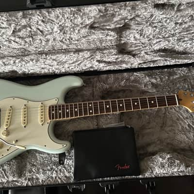 2014 Fender Limited Edition American Standard Stratocaster Channel Bound 2016 - Sonic Blue image 8