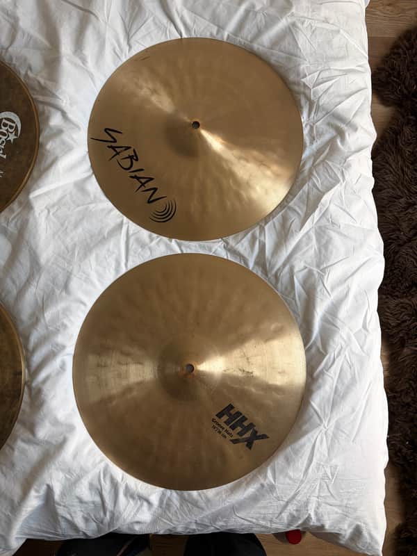 Sabian 14" HHX Groove Hi-Hat Cymbals (Pair) image 1