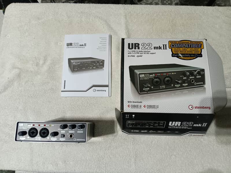 Steinberg UR22 Mk2 audio interface 2010's - Black image 1