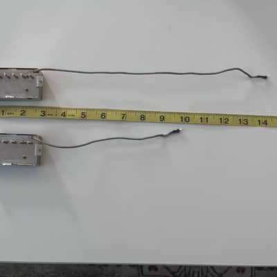 Tom Holmes H450 H455 Humbucker Pickup Set - Aged Nickel parts image 5