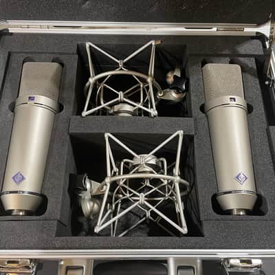 Neumann U87 AI Stereo Pair - Nickel image 2
