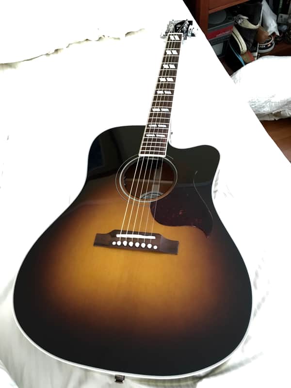 Gibson 2016 Hummingbird Pro Acoustic-Electric Guitar  Vintage Sunburst - Excellent Condition! image 1