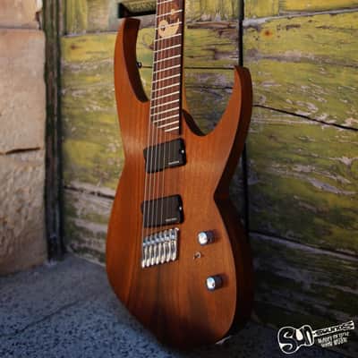 MC Guitars MC-72 | Multiscale | 7 stringer 2016 Natural Walnut image 9