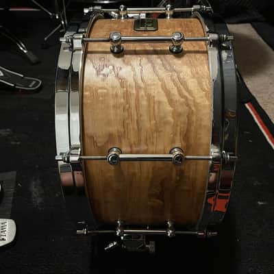 Tama LGM137STA 7x13" S.L.P. Series G-Maple Snare Drum 2012 - Present - Satin Tamo Ash image 4