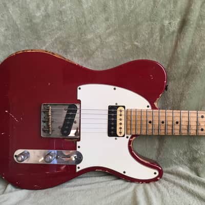 GJ2 Hellhound Sugar Pine Heavy Relic 2015 Trans Vintage Red custom shop telecaster image 1
