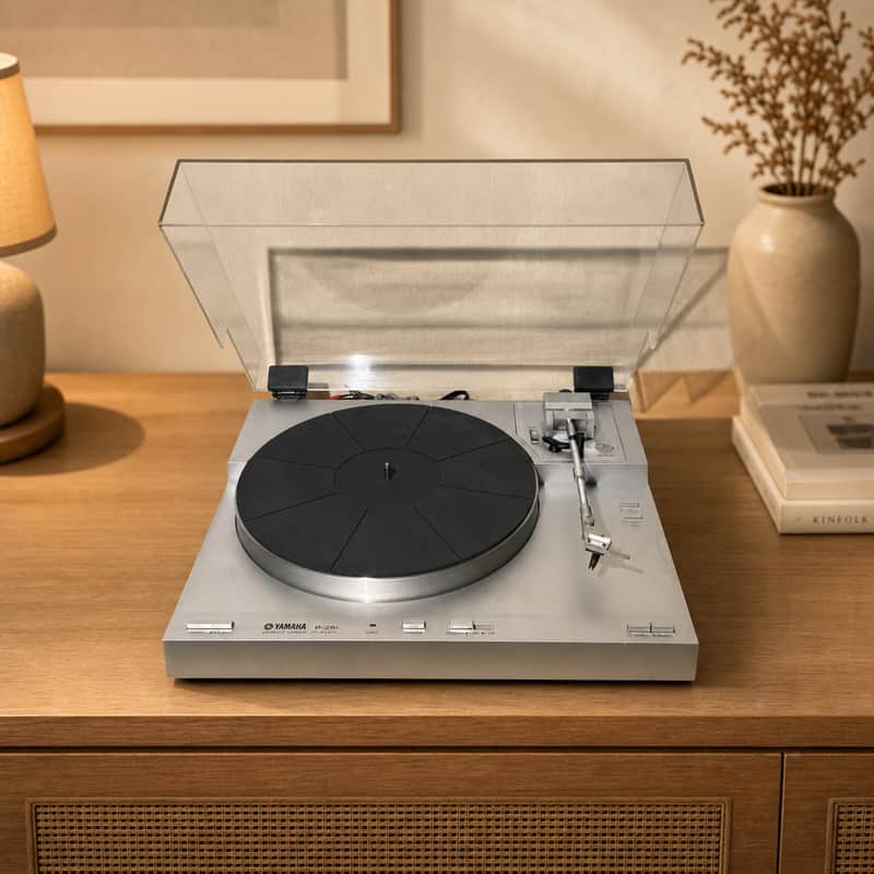 Yamaha P-751 Rare Vintage Turntable Warranty Quartz Direct Drive Automatic
