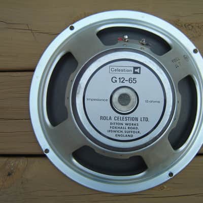1978 Celestion G12-65 spkrs, 15 ohm, matched set of 4 ! image 2