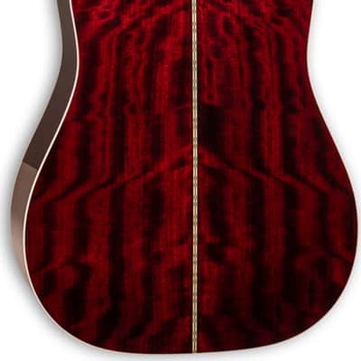 Takamine JJ325S John Jorgenson Signature Dreadnought Acoustic-Electric Guitar, Solid Spruce Top, Gloss Red Stain image 3