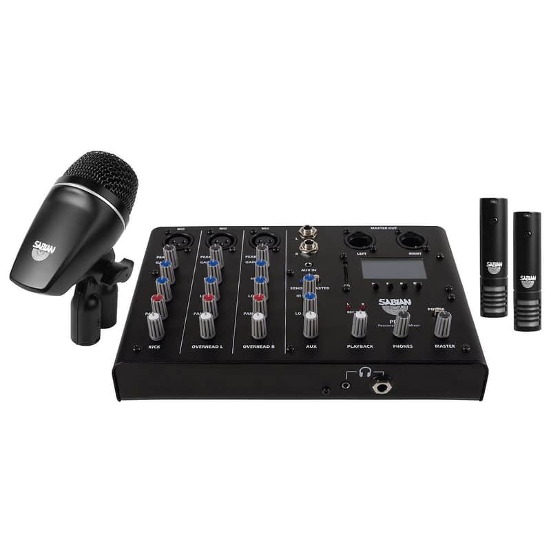Sabian SSKIT Sound Kit 4-Piece Drum Mic and Mixer Set image 1