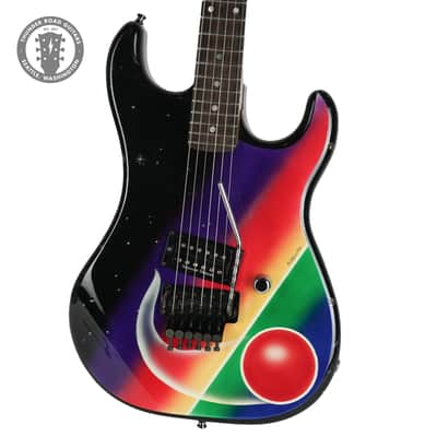 1980's Kramer Baretta USA Kline Fantasy Series Galactic Rainbow Graphic image 1