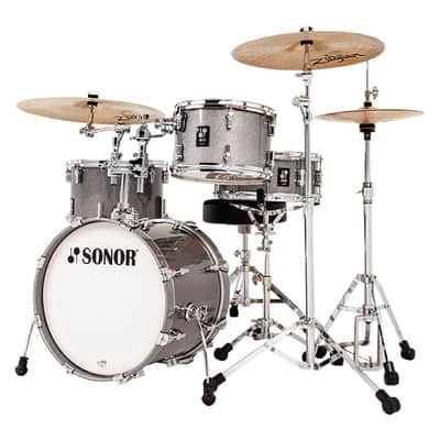 Sonor AQ2 Maple Bop 4-pc Shell Pack w/ 18" Kick - Titanium Quartz image 2