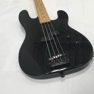 Charvel 1B Vintage Bass 1980s Black MiJ Guitar w/ Hard case image 6