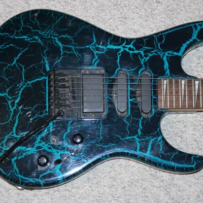 Vintage 1980s Super Strat - Crackle Finish - No Tariffs image 1