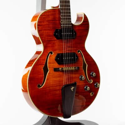 Eastman AR380CE John Pisano Signature Archtop 2016 Honeyburst image 8