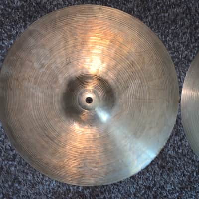 Vintage Zildjian 14"   Hi-Hat  Cymbals made in the usa image 9