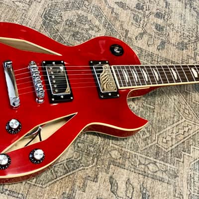 KGD Semi Hollow LP - Red image 1