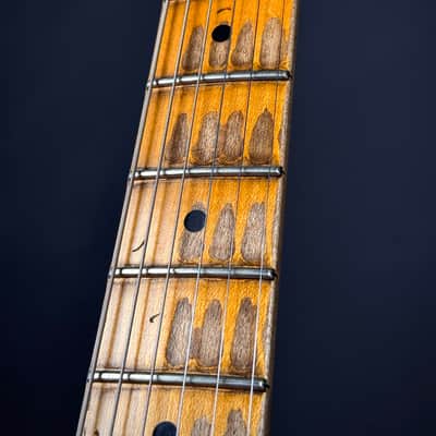 2009 Fender 59 John Cruz Strat Masterbuilt Sunburst Relic image 10