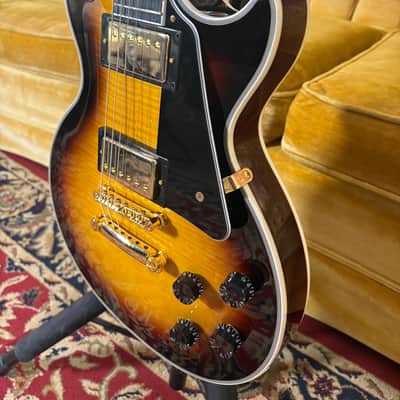 Epiphone Les Paul Custom - Tri-Color Burst w/case image 5