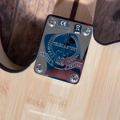 Fender Lamboo "Tele-bration" Limited Edition 60th Anniversary Bamboo Telecaster with Maple Fretboard 2011 - Natural image 11