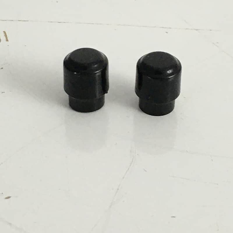 Lot of 2 Vintage MIM Fender Tele Switch Tips Black Lightly Aged Relic USA Tips image 1