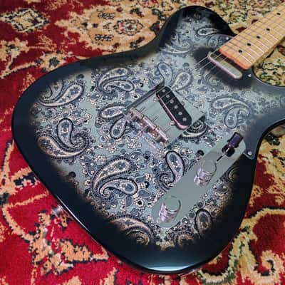 *NEW IN BOX* 2025 Fender Japan Limited Edition Telecaster Black Paisley, JD25 MIJ image 8