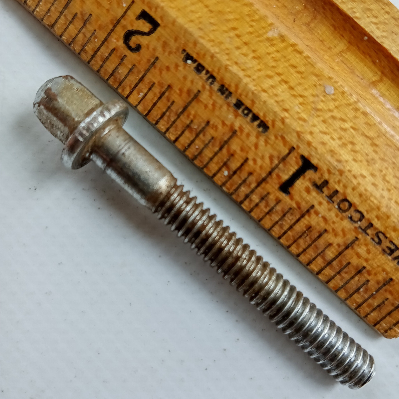 Leedy&Ludwig 1 11/16"Chrome T-Rod Snare/Tom Drum 12-24 Tension Vintage50s Key US — main photograph