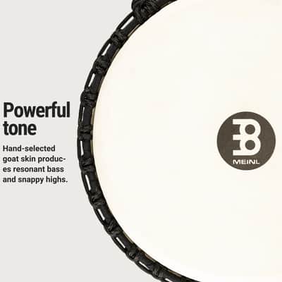 Meinl Percussion PROADJ2-L Professional 12" African Style Mahogany Djembe with Goat Skin Head image 4