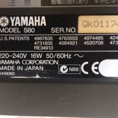Yamaha S80 Keyboard image 3