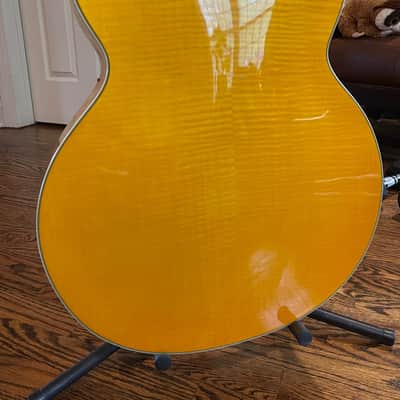 Subway Guitars Fatdog 17" Lowell  - Blonde ES-5 image 9