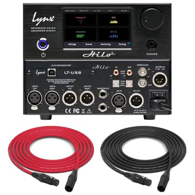 Lynx Hilo 2 (Black) | 2 Channel AD/DA Converter & Interface with USB Card image 1
