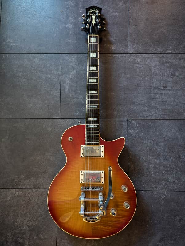 Guild Bluesbird (Cherry Flame Maple, 2001-2002) image 1