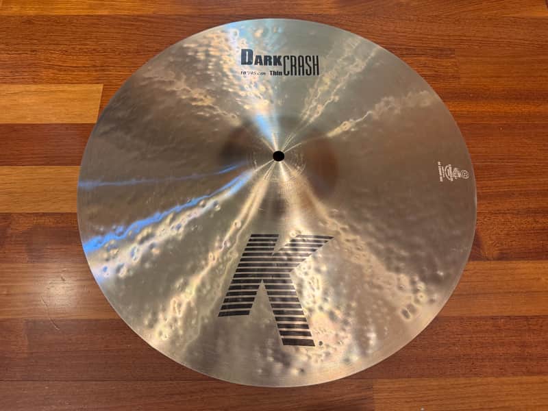 Zildjian 18" K Series Dark Thin Crash Cymbal 1993 - Present - Traditional image 1