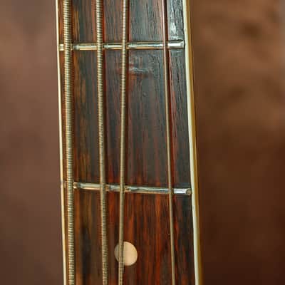Video Demo 1967 Avalon AV-2 Shaggs Double Pickup Bass Guitar Pro Setup Original Hard Shell Case image 5