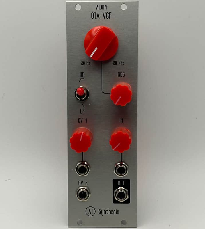 AI Synthesis AI004 OTA VCF 2019 Silver - Modular Eurorack MS-20 Filter image 1