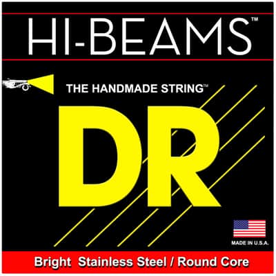 DR Hi-Beams Stainless Steel Round Core  Bass Strings Light LR40 - 40-100 image 1