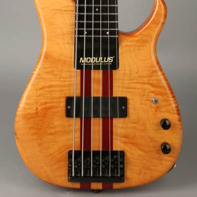 Modulus Graphite Quantum 6 Bass - 1994 - Curly Maple image 2