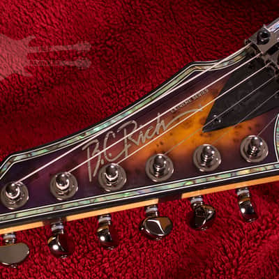 B.C. Rich Mockingbird Extreme Exotic with Floyd Rose Left Hand EXMGFRPHLH 2020 Purple Haze image 9