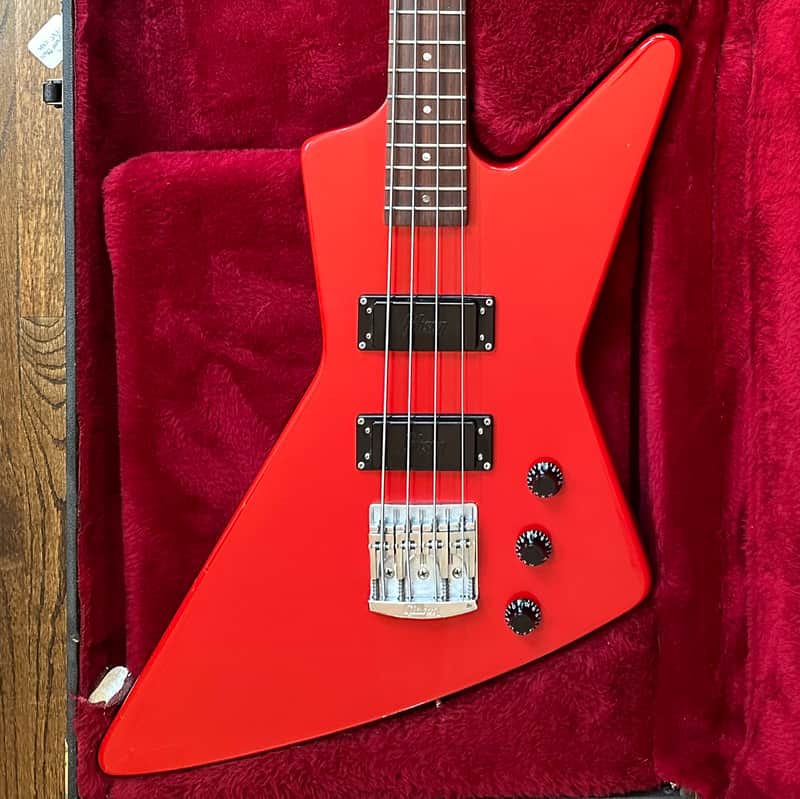 1985 Gibson Explorer Bass - Ferrari Red Sizzler! 