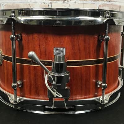 Doc Sweeney ( Danville Drumworks) 7x12 Padauk w/ Wheat Stripe image 4