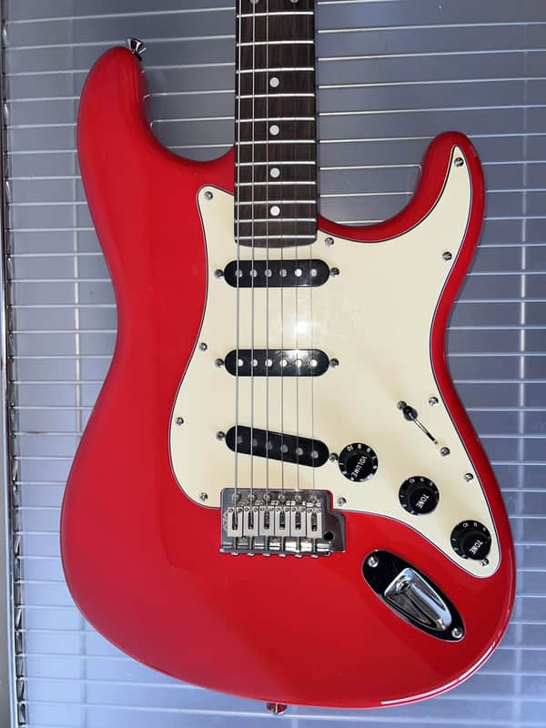 Fender REaD Partscaster parts guitar Strat Stratocaster  - Red electric guitar image 1