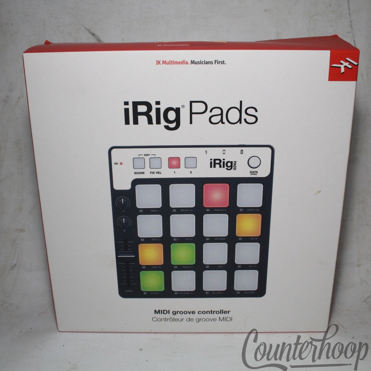 IK Multimedia iRig Pads MIDI Groove Controller for iPhone, iPad and Mac/PC* — main photograph