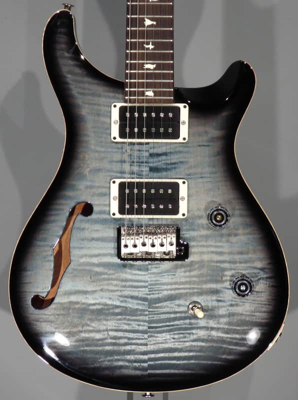 PRS CE 24 Semi-Hollow 2025 - Faded Blue Smokeburst w/Gig Bag image 1