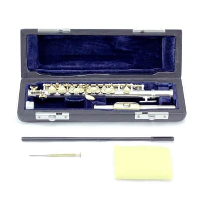 Silver Plated Piccolo w Gold Keys image 3
