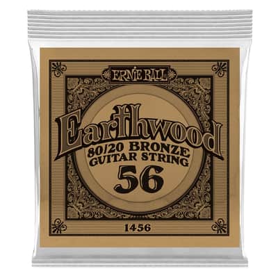 Ernie Ball 1456 Earthwood 80/20 Bronze .056 image 1