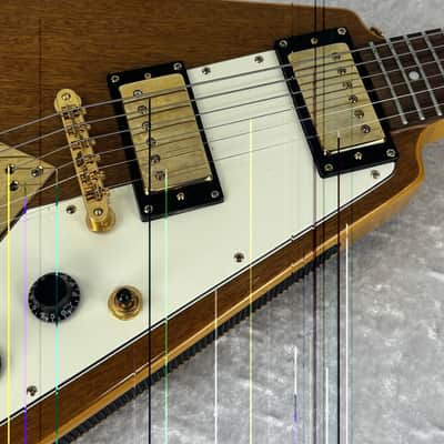 Epiphone Korina Flying V electric guitar with Gibson case image 11