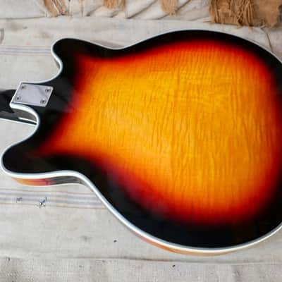 National  N-850 Bass Guitar 1968 - Sunburst image 11