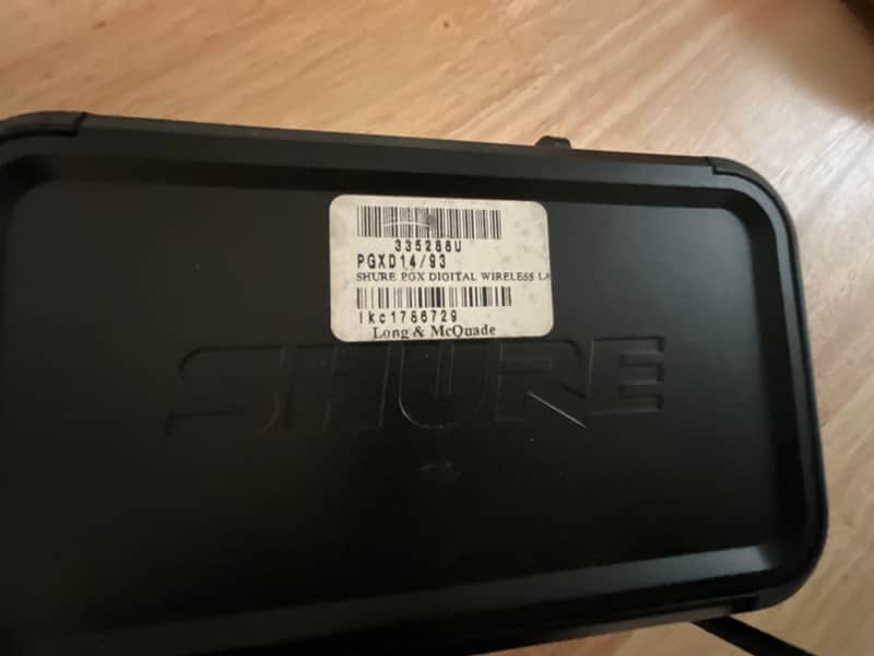 Shure PGXD14 Wireless Instrument System - Black image 1